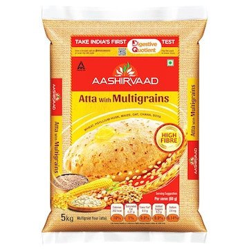 Aashirvaad Multigrains Atta with High  Fiber 5kg