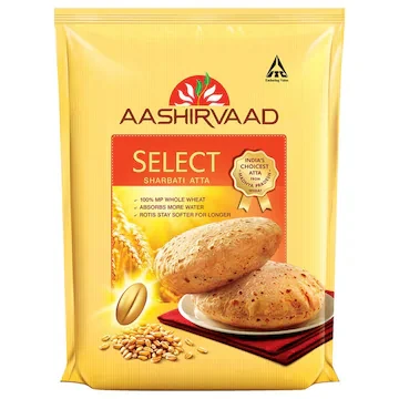 Aashirvaad Select Sharbati Whole Wheat Atta 5-kg