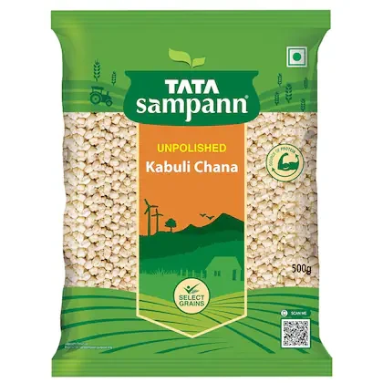 Tata Sampann Unpolished Kabuli Chana 500 g