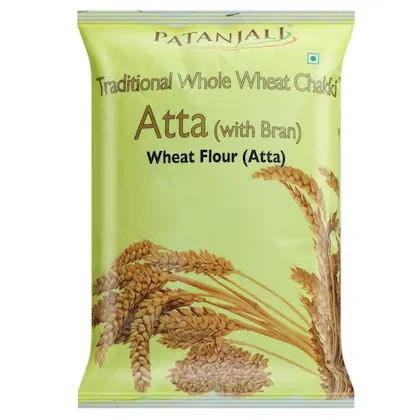 Patanjali Whole Wheat Atta with Bran 5 kg